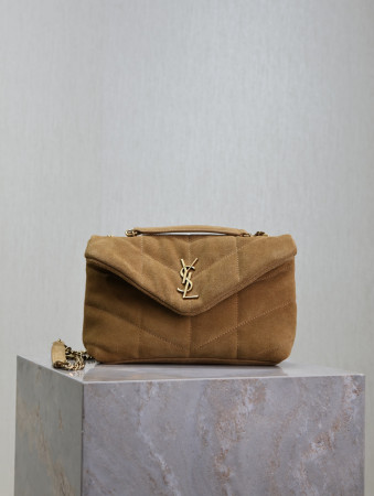 Y*L loulou mini puffer (suede) 23×15.5×8.5cm