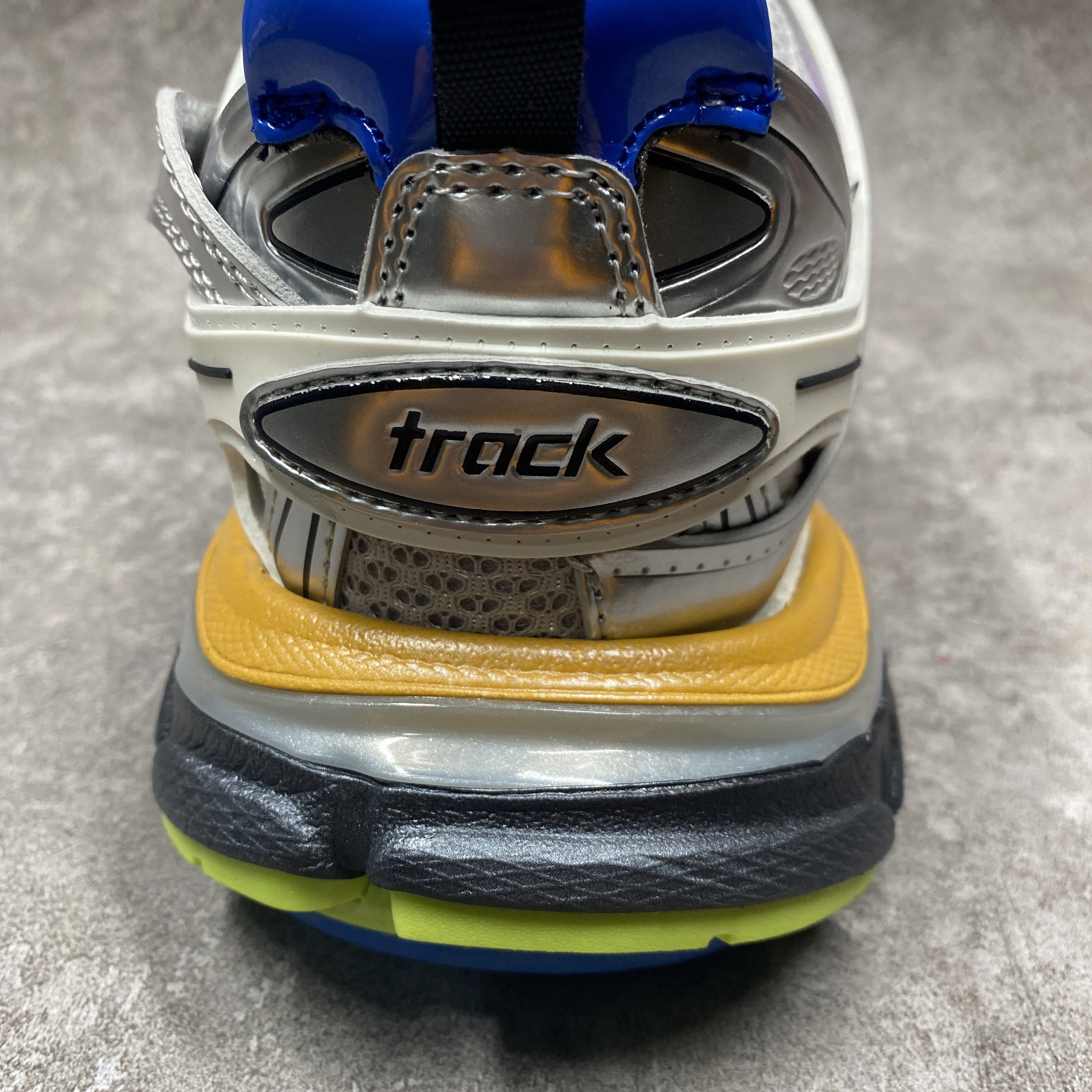 Balenciga Track Sneaker in Silver