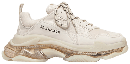 Balenciga Triple S Trainer 'Clear Sole Champagne'