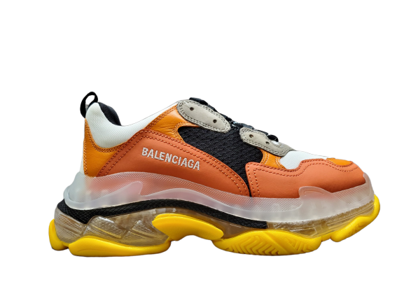 Balenciga Triple S Black Orange