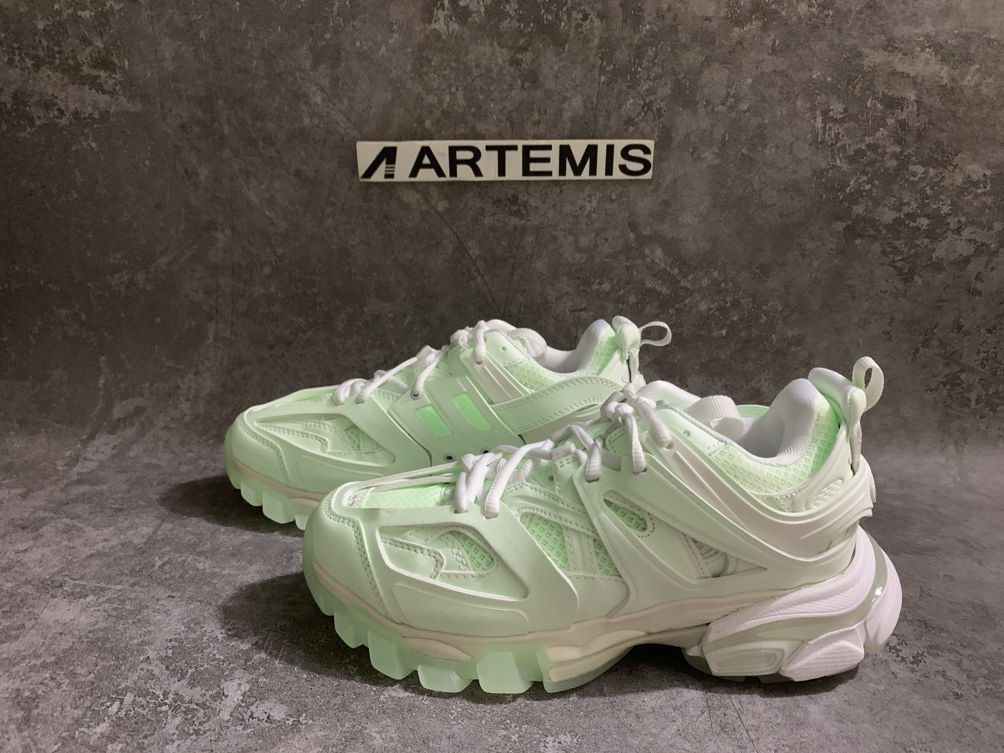 Balenciga Track Glow In Dark Sneaker