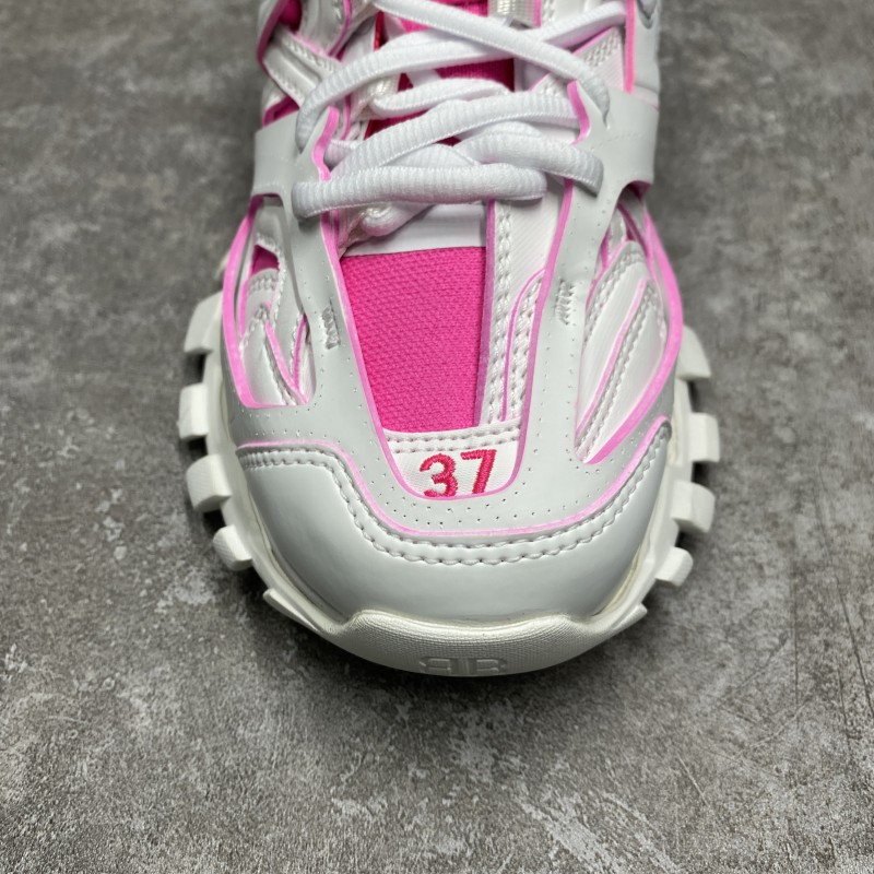Ba*len*cia*ga track sock white pink