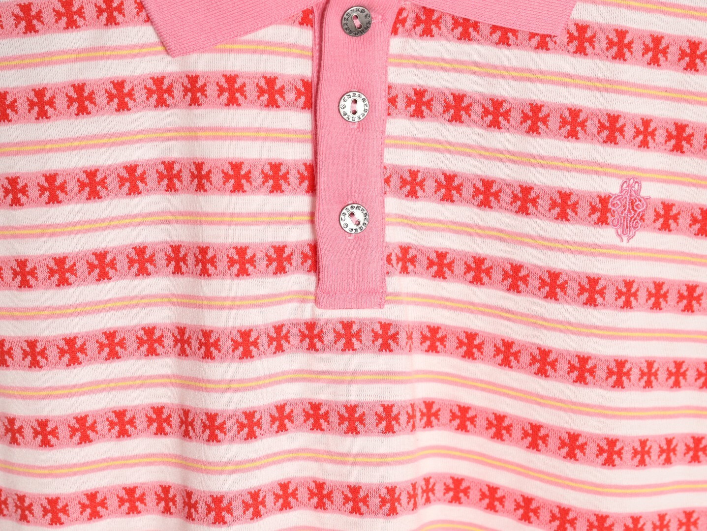 Ch**me He**ts 25fw polo shirt