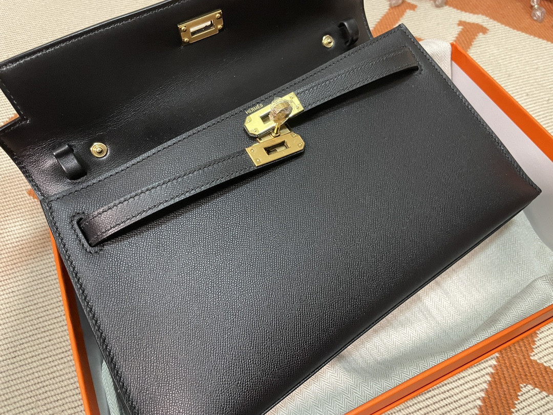 Hermès Kelly Elan Epsom16x27.8x4cm