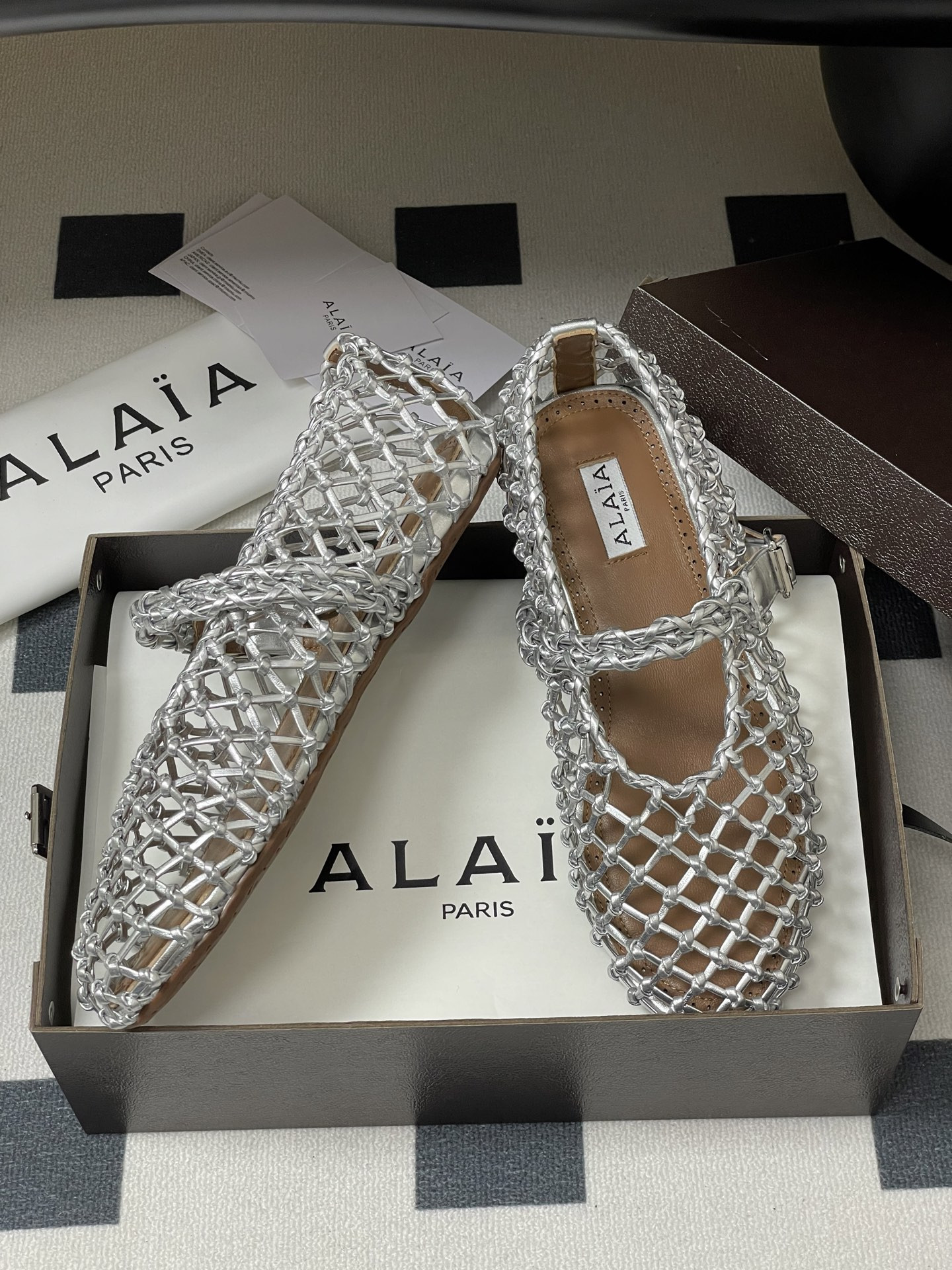 UA Alaïa BRAIDED BALLET FLATS(Customized Size 7-10 days production time)